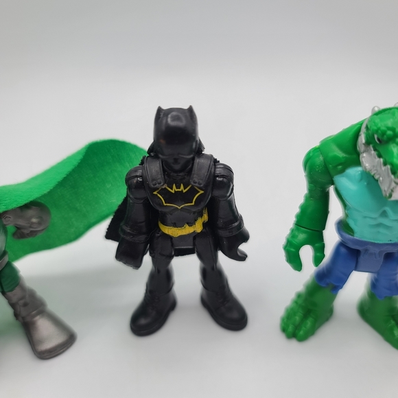 Imaginext DC Super Friends Dr. Doom Batman Killer Croc Hawkman - Picture 4 of 5